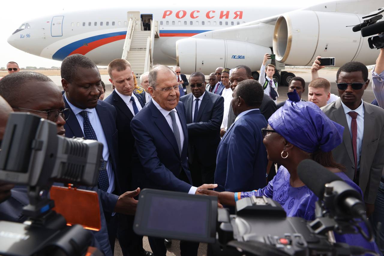 Russian International Minister in N’Djamena