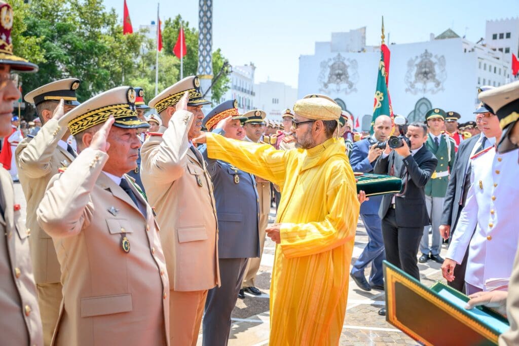 Le Roi Mohammed VI intronise de nouveaux officiers militaires/@DR