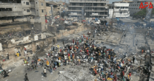 Ghana : A Accra, un énorme incendie ravage le principal marché de vêtements de seconde main