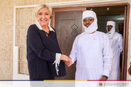 Le Pen et Déby à Amdjarass autour des relations France-Tchad