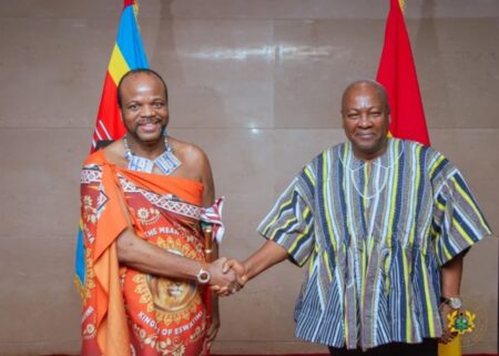 Ghana: visite du roi d’Eswatini pour renforcer la coopération
