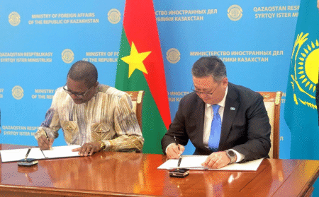 Le Burkina Faso et le Kazakhstan signent un Mémorandum d’entente