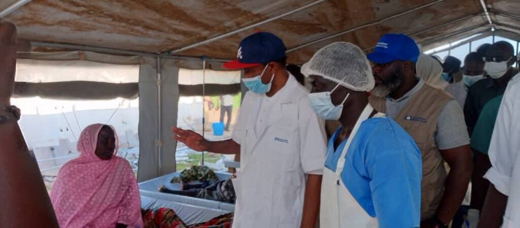 Tchad/Choléra: le ministre de la Santé chez les réfugiés de Dougi