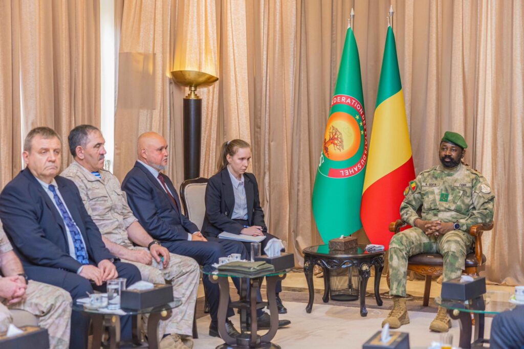 Goïta reçoit la commission mixte Mali/Russie