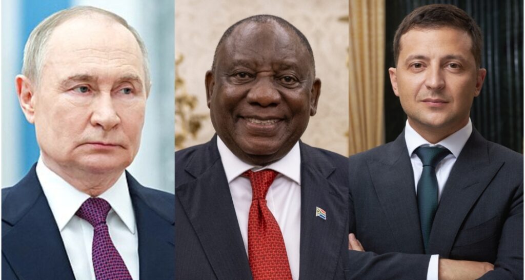 Ramaphosa renforce le dialogue de paix entre la Russie et l’Ukraine