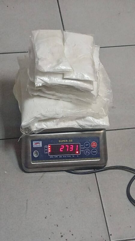 Luanda : 2,7 kg de cocaïne saisis à l’aéroport