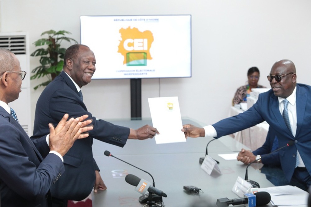 Présidentielle ivoirienne : la CEI a reçu 60 candidatures