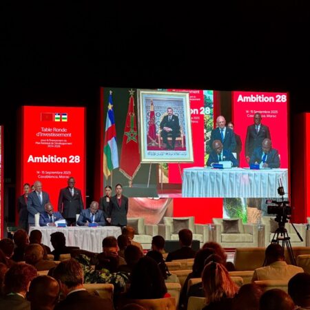 À Casablanca, la RCA signe plusieurs accords pour son PND