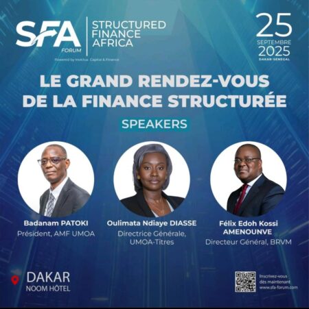 Le Forum Structured Finance Africa 2025 à Dakar le 25 septembre