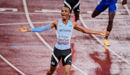 Mondiaux d’athlétisme : performance du Botswanais Kebinatshipi