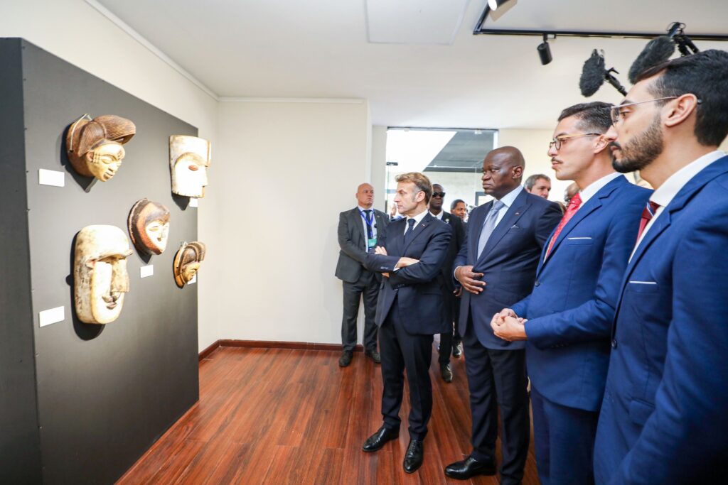Gabon : Macron et Oligui ont inauguré l’Institut français rénové