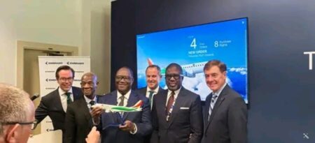 Air Côte d’Ivoire signe avec Embraer pour 4 avions neufs
