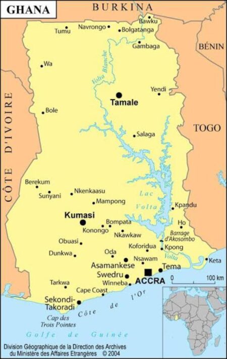 Ghana : 191 personnes arrêtées après l’attaque de la police d’Ehi