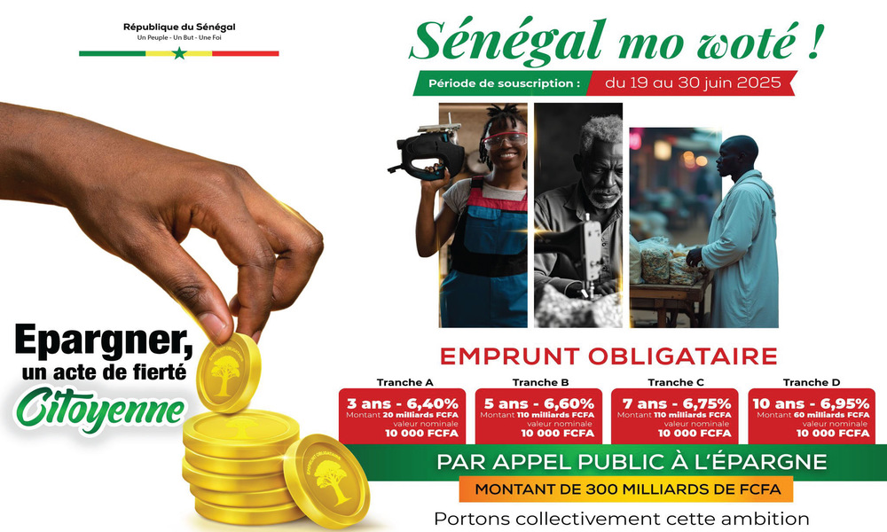 L’emprunt obligataire « Sénégal mo Woté » coté à la BRVM
