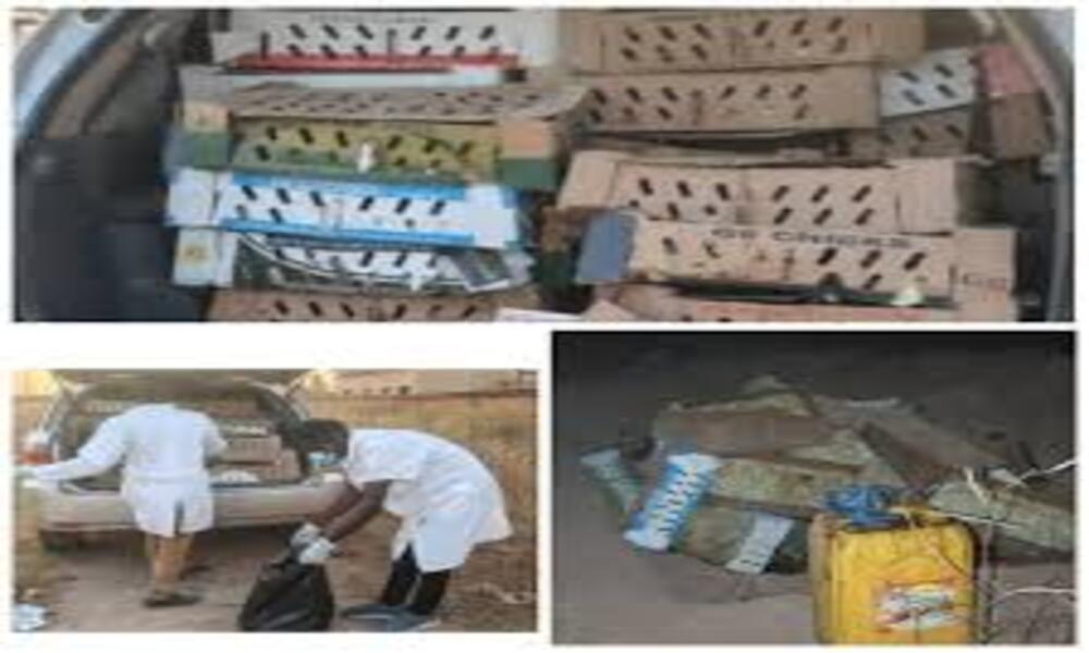 Burkina : 145 cartons de volaille prohibés transformés en engrais