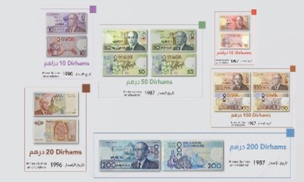Maroc: Retrait de billets anciens du dirham à compter de 2026
