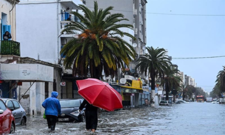 Tunisie : de fortes pluies font 5 morts et des pêcheurs disparus