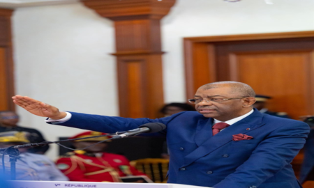 Gabon: le Vice-Président de la Vᵉ République a prêté serment
