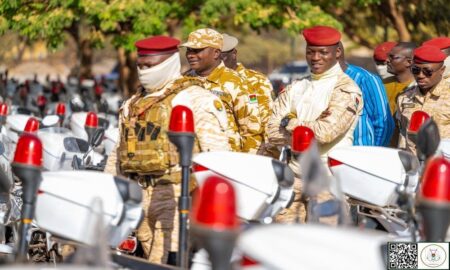 Burkina : 2000 motos renforcent la mobilité de la police