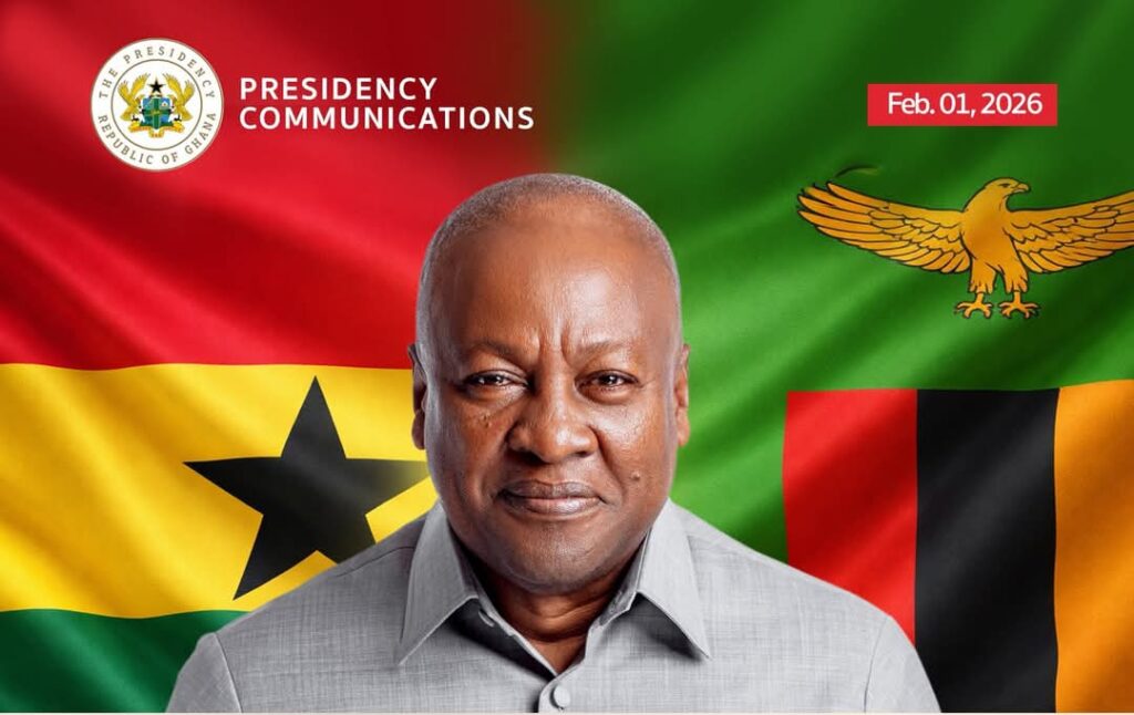 Mahama en Zambie pour renforcer la coopération
