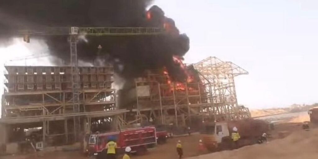 Sénégal : enquête ouverte après un incendie à l’usine d’Eramet