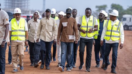 JOJ 2026 : le président sénégalais en visite sur les chantiers