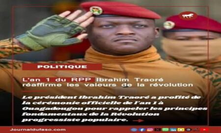 Burkina An 1 RPP : Traoré appelle à « faire des enfants »