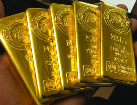 Les réserves d’or du Zimbabwe à 4,4 tonnes, selon Mnangagwa