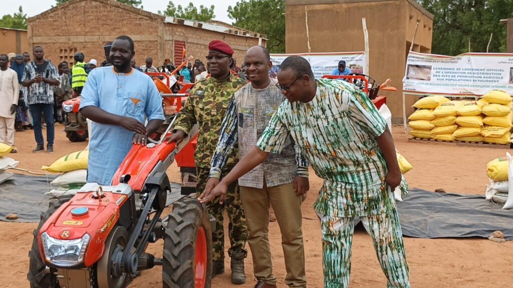Burkina : vaste soutien agricole aux déplacés réinstallés
