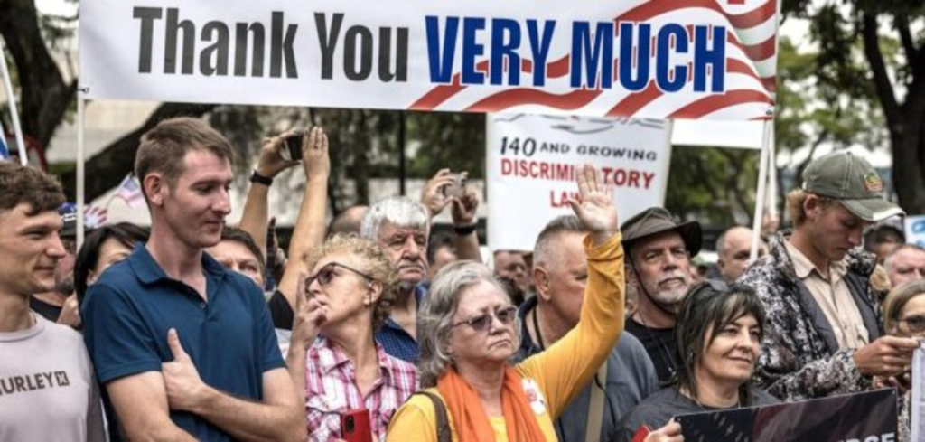 Washington veut accueillir 10 000 réfugiés afrikaners de plus