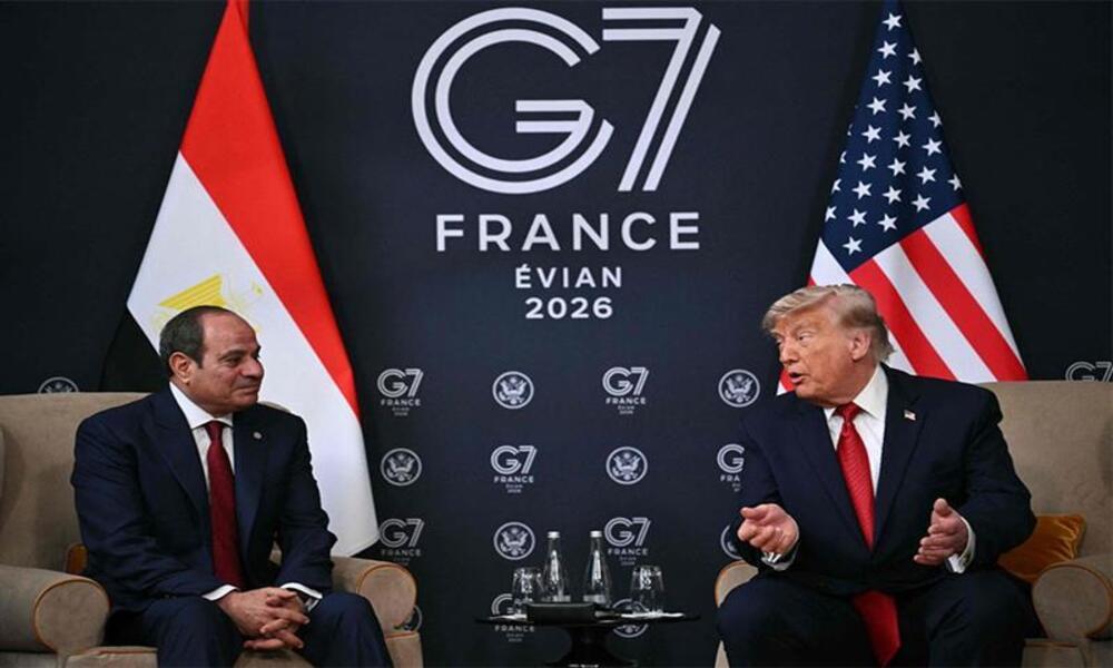 Egypte-Sommet G7 : Al-Sissi échange avec Donald Trump