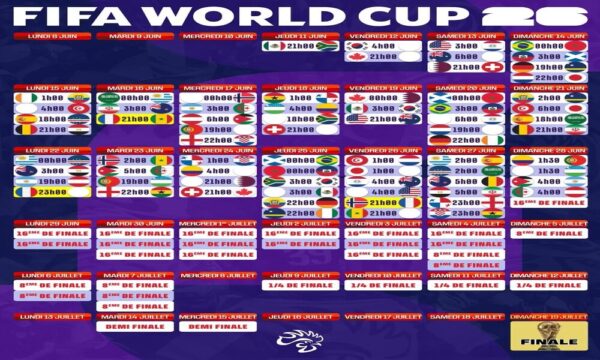 Calendrier Complet Des Matches De La Coupe Du Monde 2026 APAnews calendrier-complet-des-matches-de-la-coupe-du-monde-2026-apanews