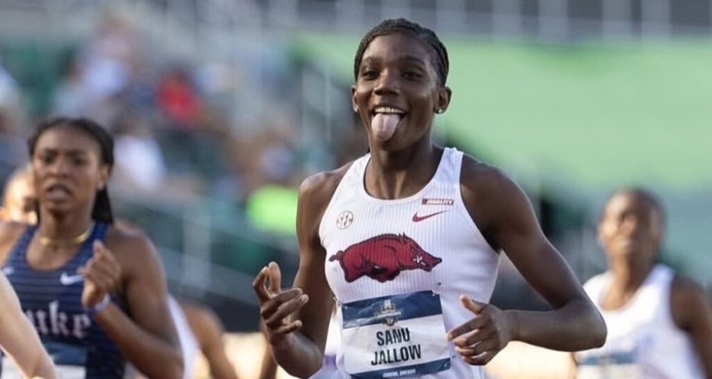NCAA : la Gambienne Sanu Jallow entre dans l’histoire du 800 m