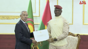 Burkina : Traoré reçoit le ministre mauritanien de la Défense