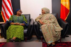 La cheffe de la diplomatie libérienne en visite au Tchad