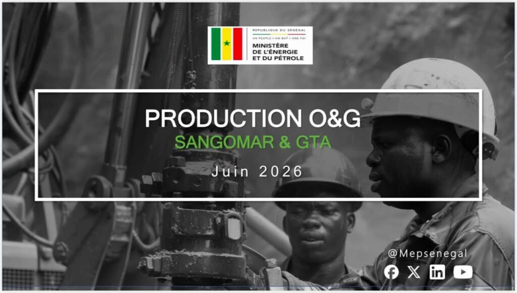 Sénégal/Hydrocarbures : exportations de pétrole et GNL en juin