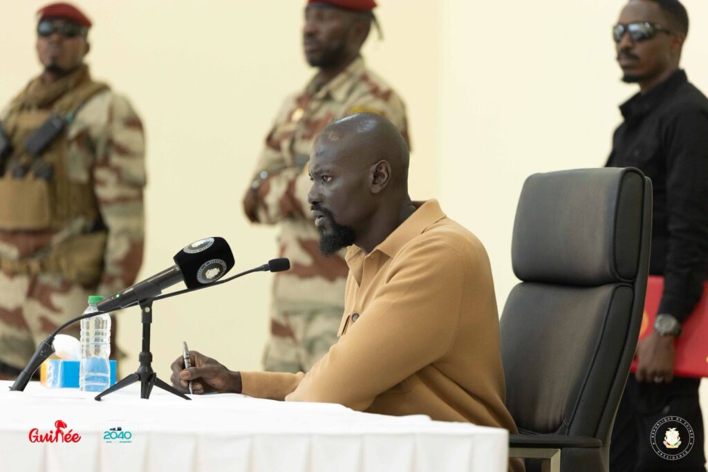 Guinée : Doumbouya place la sécurité au cœur de sa reprise