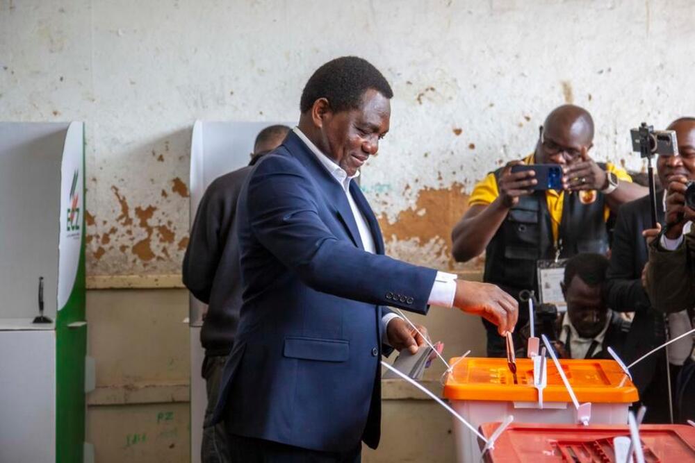 Zambie : Hichilema réélu avec plus de 60 % des voix