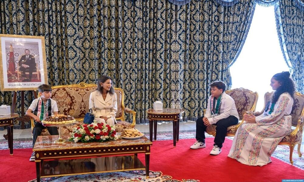 Maroc : Princesse Lalla Meryem reçoit les enfants venus d’Al-Qods