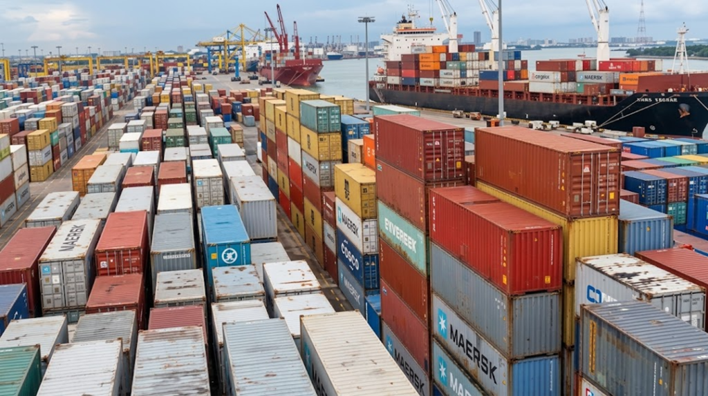 Lagos : douze navires attendent de décharger