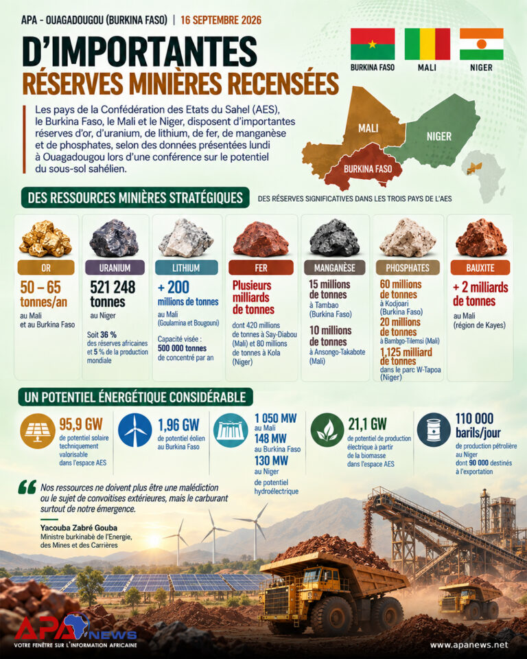 AES: d’importantes réserves minières recensées