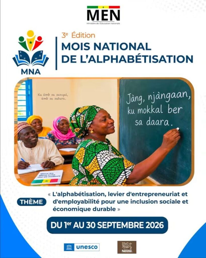 Sénégal : l’alphabétisation au cœur de l’inclusion