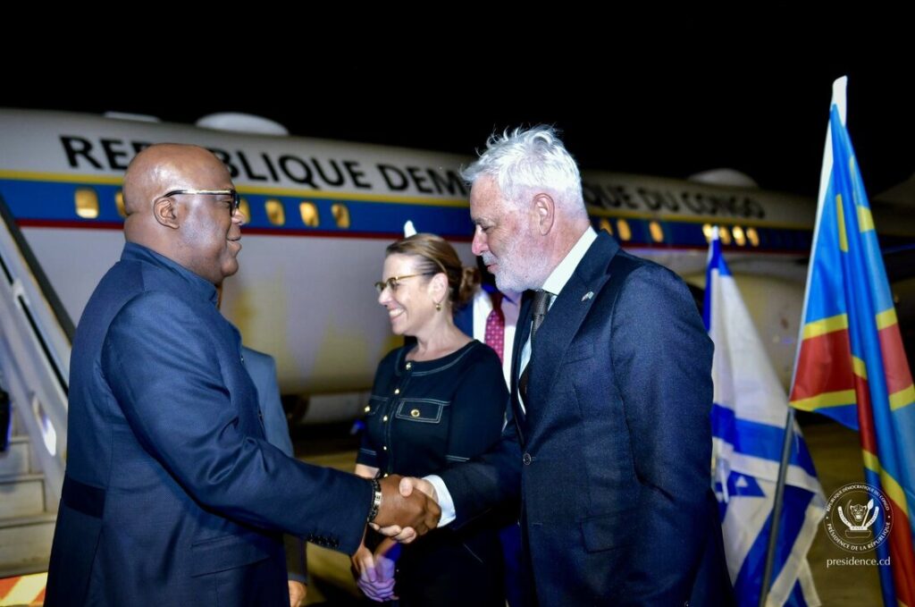 RDC-Israël : Tshisekedi en visite de travail