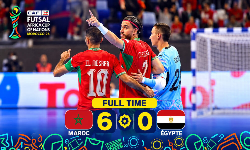 CAN futsal 2026 : Le Maroc et l’Angola en finale