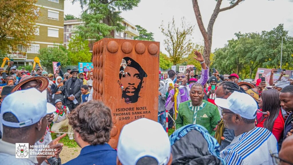 Rome inaugure un monument en hommage à Thomas Sankara