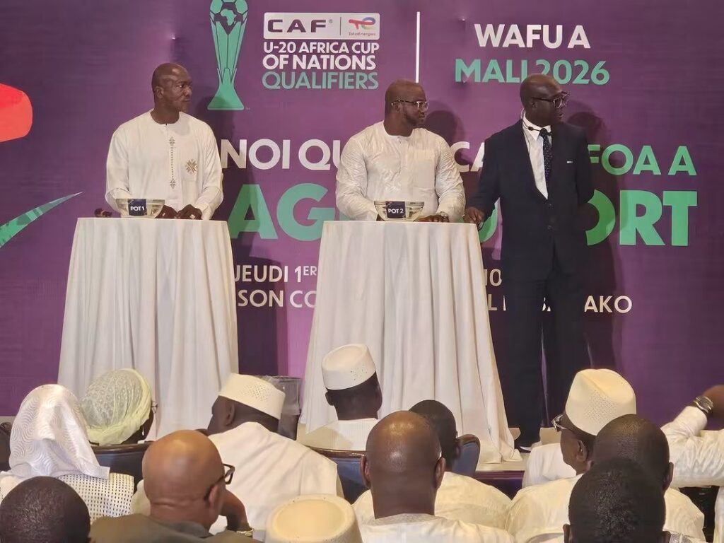 CAN U20 2027: le Mali avec la Guinée, la Gambie et le Liberia