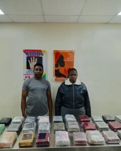 Nigeria : une Sud-Africaine arrêtée avec 36,65 kg de cocaïne à Lagos